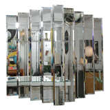 Super Glam Stacked Deco Inspired Mirror